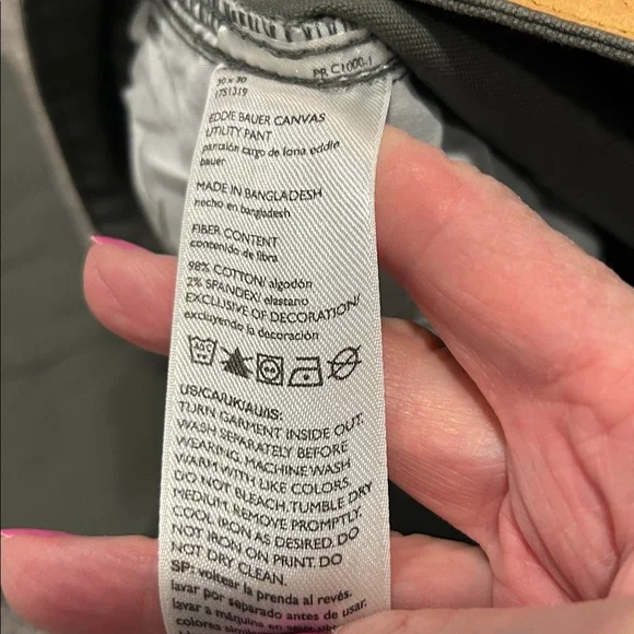 Eddie Bauer Canvas Utility Pants 30x30 - Picture 5 of 5